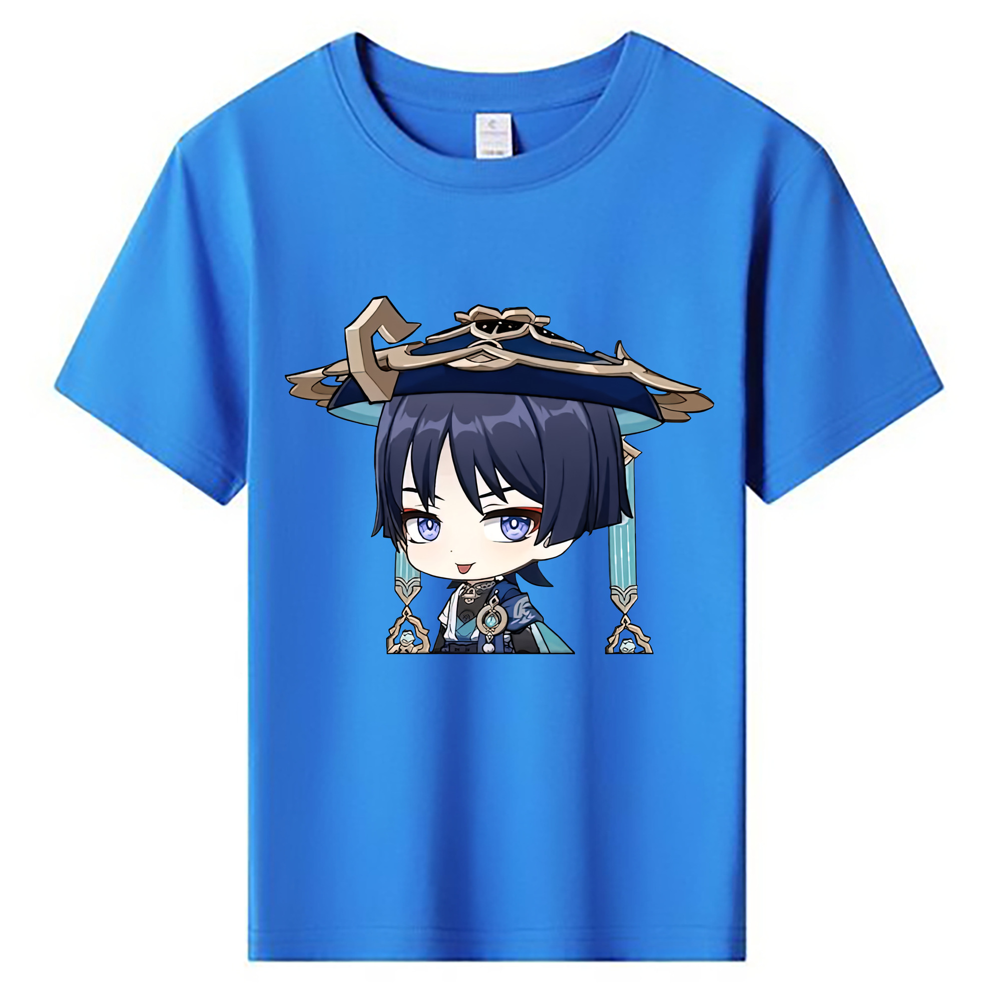 げんし神 さんペい genshin Sanpei 綿100％キッズTシャツ（フロントプリント）